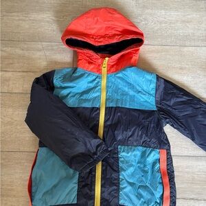 Cute retro style rain jacket - fleece lined